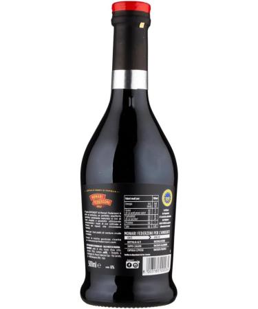Monari Federzoni Balsamic Vinegar of Modena IGP Round Taste Balsamic Vinegar of Modena IGP 500 ml Glass Bottle + 1 x Free Felce Azzurra Talcum Powder Bag 100 g Bag - Buy Online on GoSupps.com