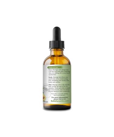 Organic Cold-Pressed Avocado Oil 4oz - 100% Pure & Unrefined - Natural Moisturizer for Hair, Face, Body, Nails, Stretch Marks - Rich in Antioxidants and Fatty Acids - Buy Online on GoSupps.com
