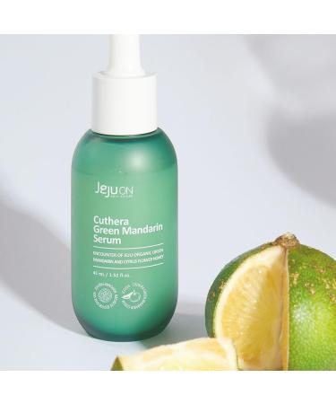 Cuthera Green Mandarin Korean Serum - 1.52 Fl Oz | Skin Calming Hydrating & Moisture Retention with Jeju Natural Ingredients - Buy Online on GoSupps.com