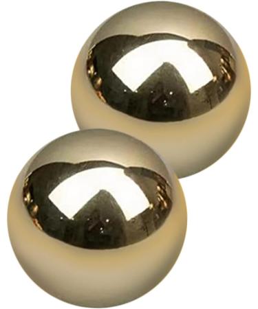 JECOMPRIS Brass Foot Massage Balls - 4-Piece Gymnastics Set for Healthcare & Exercise | Handballs & Baoding Massage Globe - Buy Online on GoSupps.com
