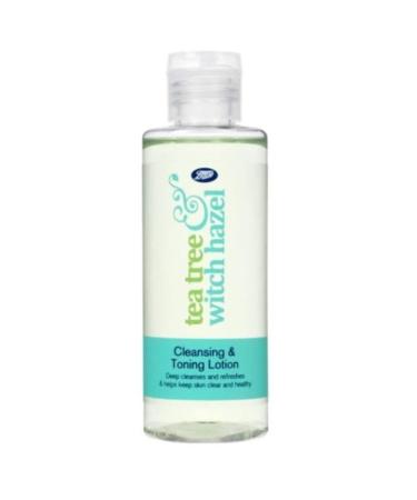 Boots Tea Tree and Witch Hazel Cleansing & Toning Lotion - Helps Keep Skin Clear and Healthy