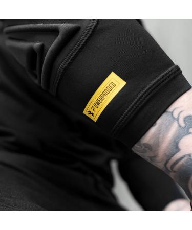 Keepersport Elbow Guards | Shock Absorbing & Breathable Protection for Football Volleyball Handball | Non-Slip Unisex Adult Sizes S-XXL - Black - Buy Online on GoSupps.com