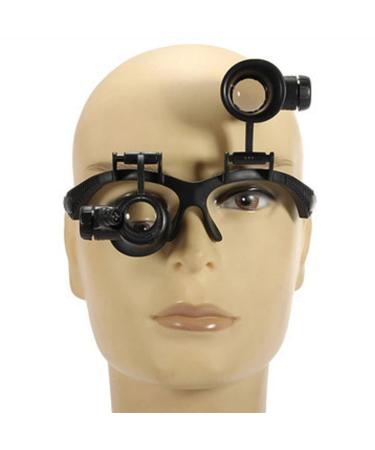 Magnifying Glasses Head Magnifier Glasses with 2 LED Lights and Detachable Lenses 5X 20X 15X 10X Best Eyeglasses Magnifier for Reading and Hobby - Buy Online on GoSupps.com