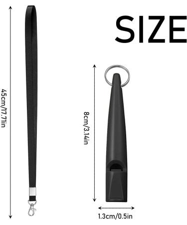 Fannas Dog Whistle - 2 Pack Adjustable High Frequency Dog Training Whistles with Free Pipe Band - Loud & Effective Recall Trainer - Black/Red - Buy Online on GoSupps.com