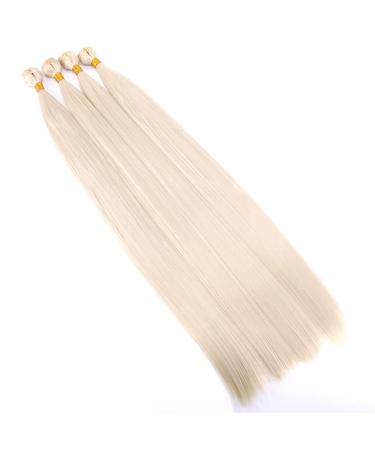 30 Inch Blonde Synthetic Straight Hair Weave Bundle - Heat Resistant Fiber Extensions for Black Women (613) - Buy Online on GoSupps.com