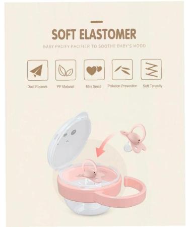 Tosssper Portable Baby Pacifier Storage Box | Nipple Shield Container for Kids | Ideal for Young Girls | Travel-friendly Case - Buy Online on GoSupps.com