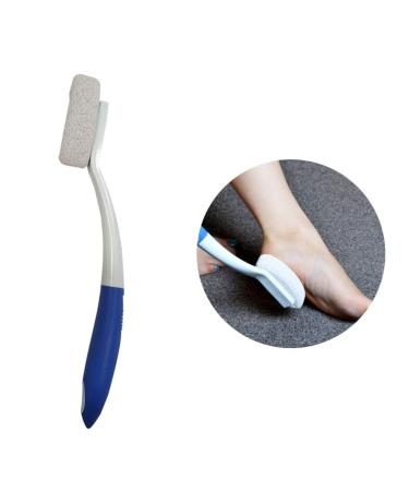 Healifty Long Handle Pumice Stone Foot File for Hard Skin Removal - Blue - Buy Online on GoSupps.com