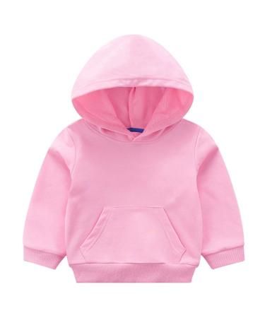 Taigood Boys Hoodie Girls Sweatshirt Spring Winter Warm Top for Kids Baby Hoody and Jumper for 1-7 Yesrs 4-5 Years Pink