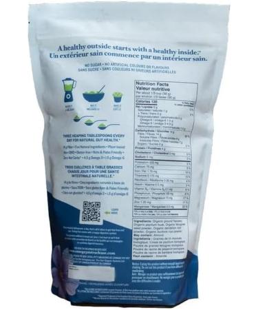 Omega 3 Nutracleanse Powder | 14g Fibre Per Serving | Daily Fibre Boost Made with Whole Food Ingredients | Sugar Free Plant Based No Artificial Colours or Flavours | 1KG 2.2LB (Pack of 3) 1 kg (Pack of 3) - Buy Online on GoSupps.com