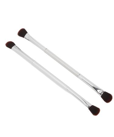 Nose Contour Brush Soft Hair Ergonomic Double Ended Eyeshadow Brush for Home