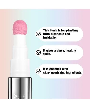  SONGVISON Liquid blush cream blush stick - Creamy highlighter for lips and cheeks buildable skin tone with intense luminosity vegan and lightweight formula for a - Buy Online on GoSupps.com