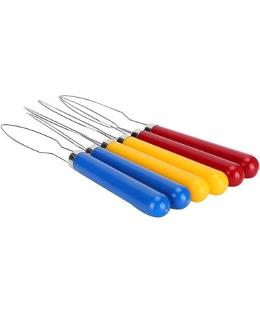 Wire Loop Button Hook Accessories - 6pcs Embroidery Elastic Band Tool for Faster Sewing & Needlework - Ideal Latch Hook Supplies - Buy Online on GoSupps.com