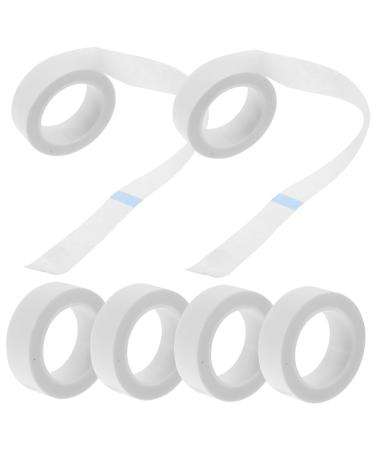 FRCOLOR 6 Rolls Grafting Eyelash Tape Eye Makeup Tape Eyelash Tape for Salon Tape for Lash Extensions Eyelash Tapes Tape for Makeup Fake Eyelashes Make up White Non-woven Fabric Miss