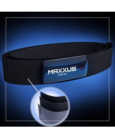 Maxxus Heart Frequency Monitor HRM 10.1 - Bluetooth & Ant+ EKG Measurement LED Ring - Accurate Heart Rate Sensor & Pulse Belt for Fitness Tracking - Buy Online on GoSupps.com