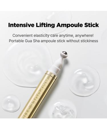 ISOI Intensive Lifting Gua Sha Ampoule Stick Eye Roller Under Eye Serum for Dark Circles Puffy Bags and Wrinkles with Bulgarian Rose Oil & Peptide Complex Korean Skin Care (0.5 fl.oz 15ml) 0.5 Fl Oz (Pack of 1) - Buy Online on GoSupps.com