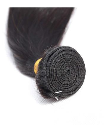 GJBXP Straight Wave Natural Black Real Human Hair Bundle Extensions 0inch Malaysian Human Hair Wigs Wig Pre Plucked unprocessed remy human hair WIGS for Black Women with Baby 30inch