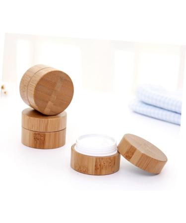 COHEALI 2 Pcs Cream Cosmetic Pot Wooden Cosmetic Jar Travel Bottles for Cosmetics Container Compact Pack - Buy Online on GoSupps.com