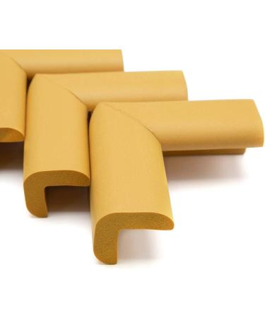 AKORD Baby Safety Corner Protectors for Desk Table Light Brown 7 cm x 6 cm - Buy Online on GoSupps.com
