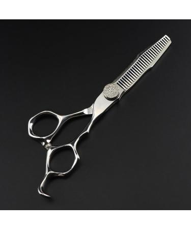 Hair Cutting Scissors 6 Inch Professional JP 440c Steel Upscale Gem Hair Scissors Haircut Thinning Barber Makas Hair Cutting Shears Hairdresser Scissors Set - Buy Online on GoSupps.com