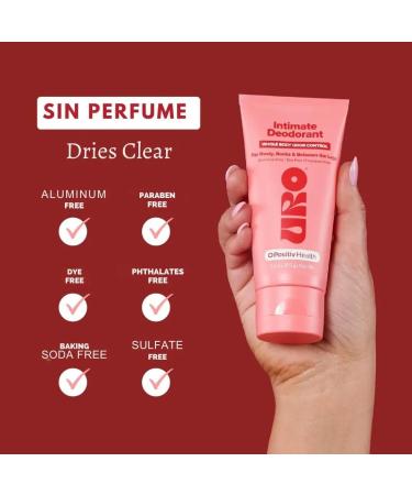 URO Full Body Intimate Deodorant Cream Dermatologist Tested Odor Control (2pc) - Buy Online on GoSupps.com