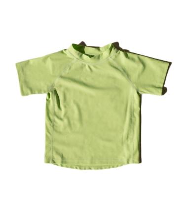 Leveret Short Sleeve Baby Boys Girls Rash Guard Sun Protected UPF + 50 Kids & Toddler Swim Shirt (12 Months-5 Toddler) 4 Years Green