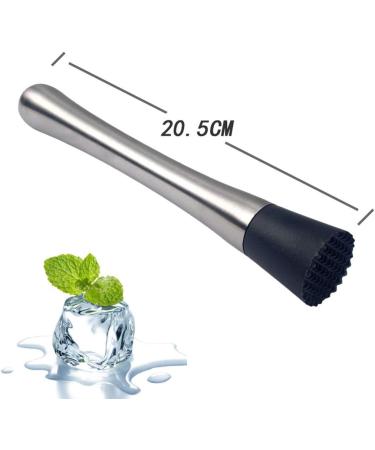Stainless Steel Freezer Ice Storage Container with Lid - Cocktail Muddler Bar Kitchen Dining Supplies - Buy Online on GoSupps.com