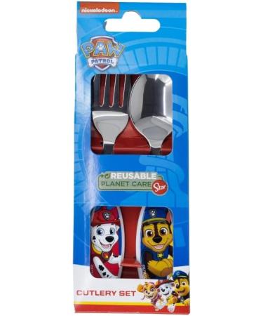 Buy Paw Patrol Stainless Steel Children's Cutlery Set - Fork & Spoon for Kids | Durable & Safe - Buy Online on GoSupps.com