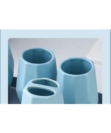 Riner Ceramic Soap Dispenser & Toothbrush Holder Set | Stylish Bathroom Decor | International Shipping - Buy Online on GoSupps.com