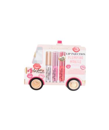 Too Faced Mini Lip Injection Plumping Mobile Lip Plumper Set:: Lip Injection Extreme Original, Lip Injection Maximum Plump Original and Angel Kisses