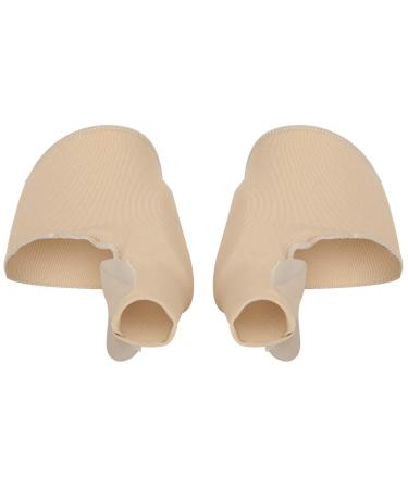 Flbirret Soft Bunion Protector Toe Straightener Silicone Toe Separator Corrector Thumb Adjuster - Skin Color