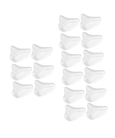 Gatuida 9 Pairs Forefoot Pad Ball of Foot Insert Plantar Inserts Forefoot Cushion for Heels Shoe Accessory Gel Insole Pad High Arch Non-Slip White Floor Mat