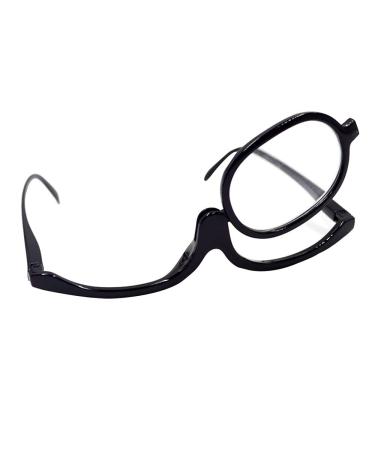 MEGAUK Women Magnifying Makeup Glasses Flip Up Spectacle Lens Eyeglasses for Reading #3 +2.0