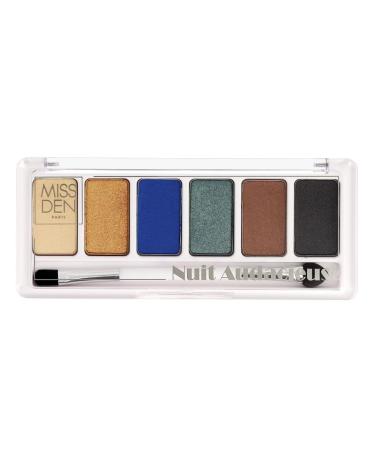 Eyeshadow Palette - Miss Den - Audacious Night - Soft Textures - Intense Colors
