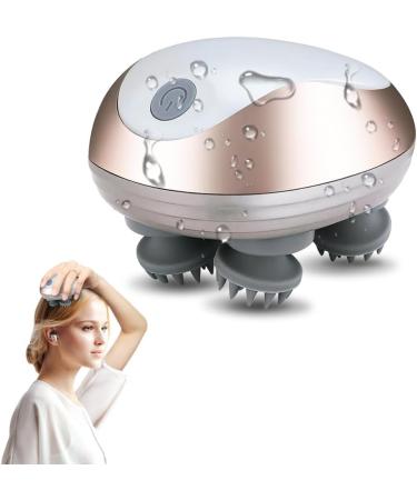 Foreverup Electrical scalp massager wireless head massager scalp with 3 modes waterproof rechargeable hand massager for deep cleaning/stress relief/hair growth gift