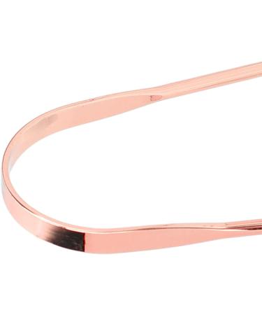 Buy Durable Tongue Cleaner Tool - 2 Pieces for Adult Oral Hygiene | Rose Gold | Best Oral Care Solution - Buy Online on GoSupps.com