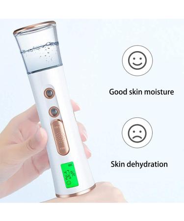 Portable Nano Facial Mister with USB Double-hole Design & Moisture Tester - For Hydration & Refreshing Skin - Ideal for Eyelash Extensions - Buy Online on GoSupps.com