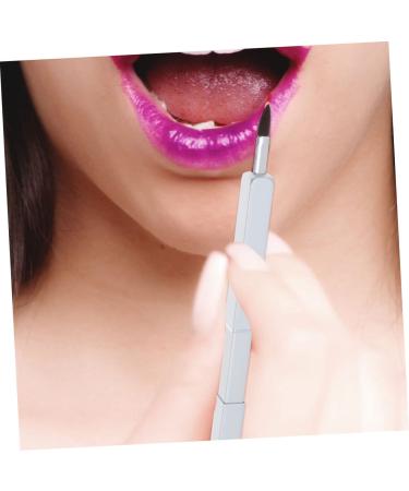Housoutil 3pcs Makeup Lip Brush Set - Professional Lip Applicator Kit with Small Mirrors for Lipstick & Lip Gloss - Travel-Friendly White Makeup Tools - Buy Online on GoSupps.com