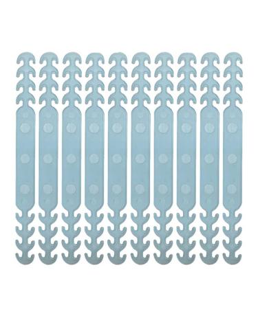 10/20 pieces of silicone-face ear hooks adjustable slip-resistant extension closure anti-losa belonging buckle strap for children adults china pp blue 20 pieces