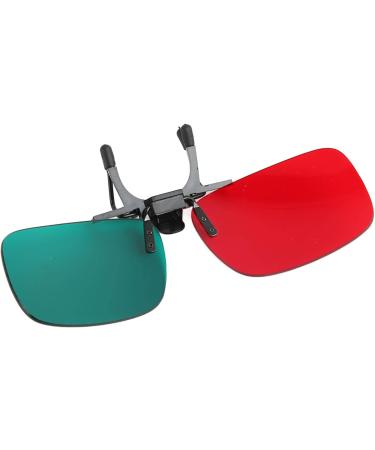Red Green Clip-On Amblyopia Glasses - Left Green with Glasses Box | International Shipping Available - Buy Online on GoSupps.com
