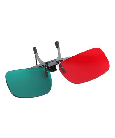 Red Green Glasses Clip On Left Green Right Red Amblyopia Glasses for Visual Function Training