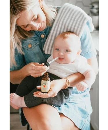 Organic Gripe Water for Babies and Newborns Soothes Occasional Stomach Discomfort Associated with Colic Teething and Hiccups in Children Gluten-Free 59ml - Buy Online on GoSupps.com