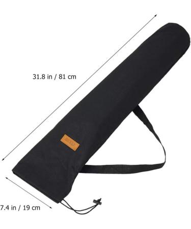 YARNOW 1PC Awning Pole Storage Bag Tent Poles Holder Bar Fishing Rod Container Bag Trekking Fishing Rod Storage Bag for Walking Stick Trekking Hiking Poles  Black Color - Buy Online on GoSupps.com