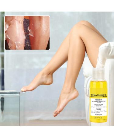 Natural Body Peeling Oil for Women - Moisturizing Yellow Peeling Butter & Scrub 50ml - Nourishing Skin Care for All Skin Types - Buy Online on GoSupps.com