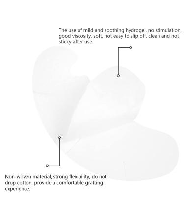 100 Pairs Hydrogel Eye Patches for Eyelash Extensions | Under Eye Pads for Grafting | Lashes Tools for Women - Buy Online on GoSupps.com