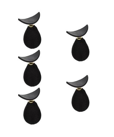 FOMIYES 5pcs Eye Shadow Stamp Silicone Makeup Applicator Applying Eye Shadow Tool Girl Makeup Applicator Set 1 count (Pack of 1) Blackx5pcs
