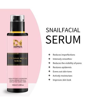 Shop Snail Mucin Serum 97% - Hydrating Essence for Face Eye & Neck | Korean Skincare Repairing Solution - Buy Online on GoSupps.com