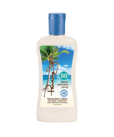 Panama Jack Sunscreen Suntan Lotion SPF 50 - Broad Spectrum UVA/UVB Protection - 6 Fl Oz (Pack of 2) - Buy Online on GoSupps.com