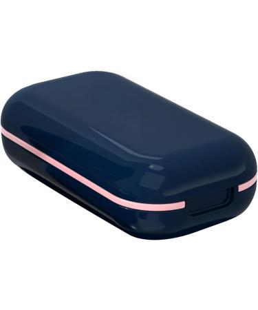 Portable Medicine Cutter Box - Efficient Pill Storage for 10-15 Pills | Metal Blade Food Grade PC Hygienic Design - Buy Online on GoSupps.com