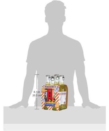 Niasca Portofino Mandarinata Sparkling Mandarin Soda Glass Bottle 250 ml (4 Count) - Buy Online on GoSupps.com