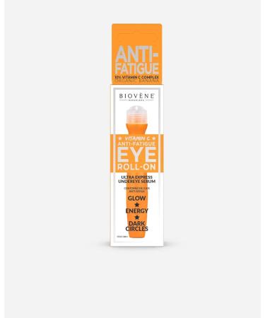 BIOVENE Anti-Fatigue Ultra Express 10% Vitamin C & Organic Banana Eye Concentrate Roll-On 15ml - Buy Online on GoSupps.com
